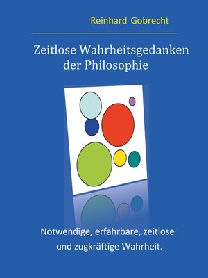 cover image of Zeitlose Wahrheitsgedanken der Philosophie
